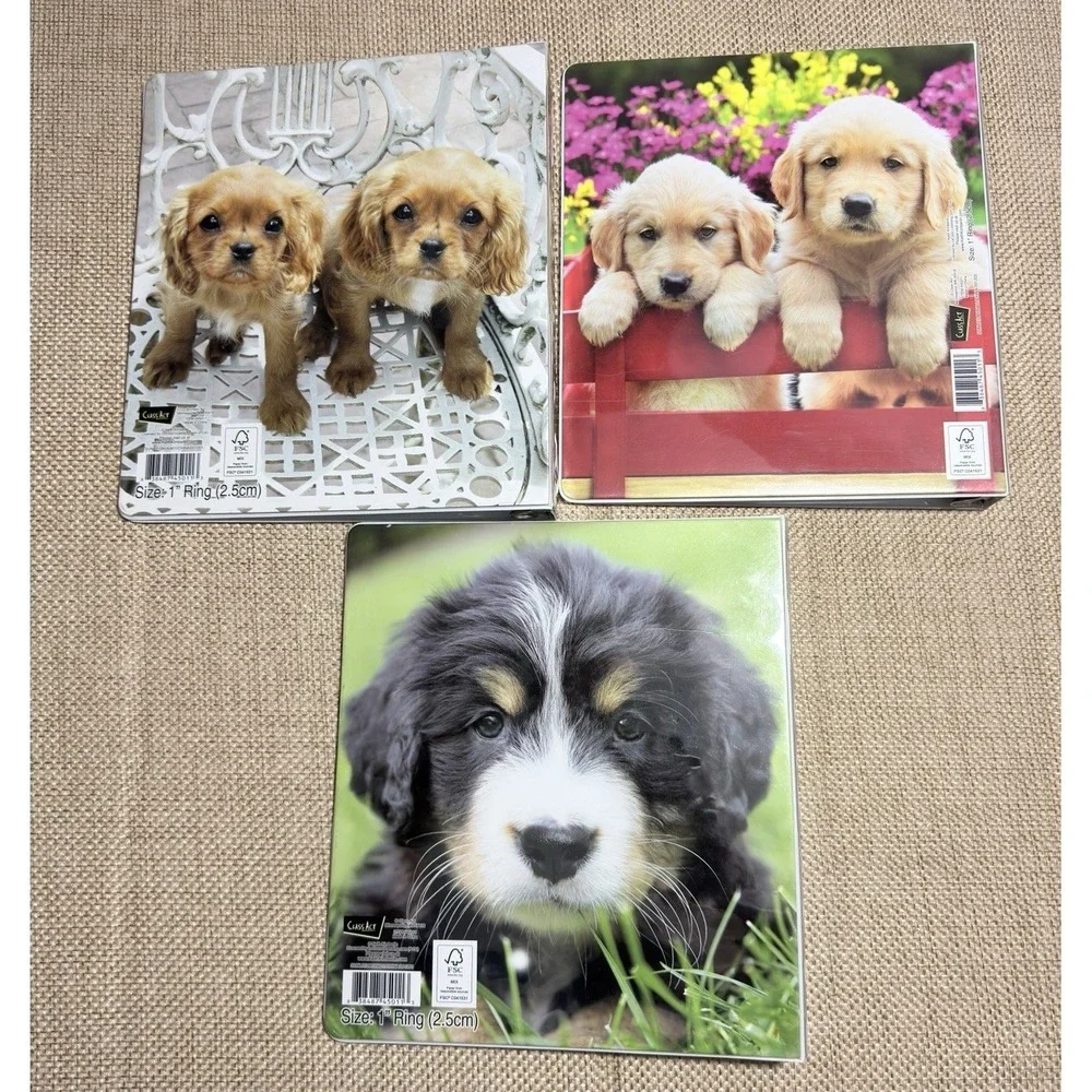 Vtg Class Act Binder Lot Puppy Keith Kimberlin 1